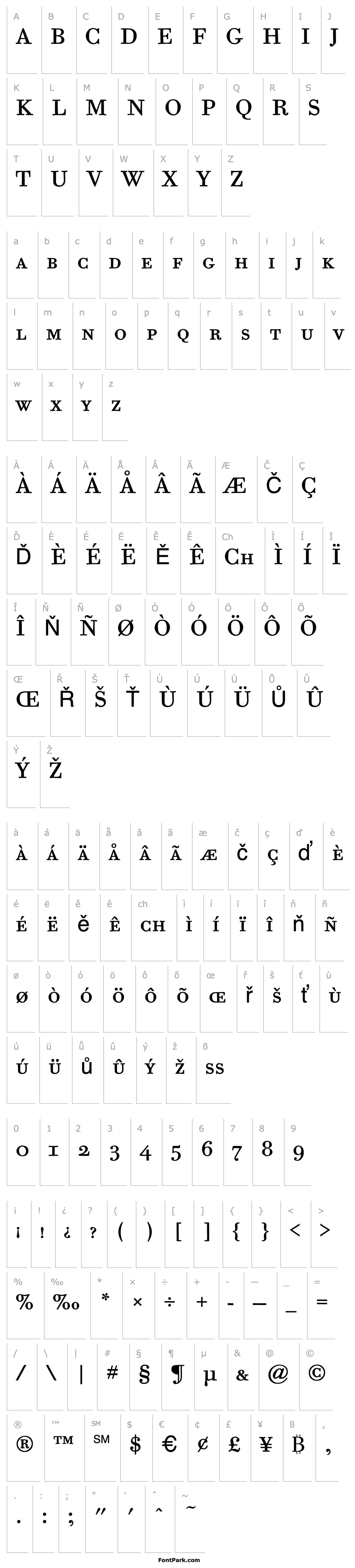 Overview Bodoni Six SC ITC TT Book