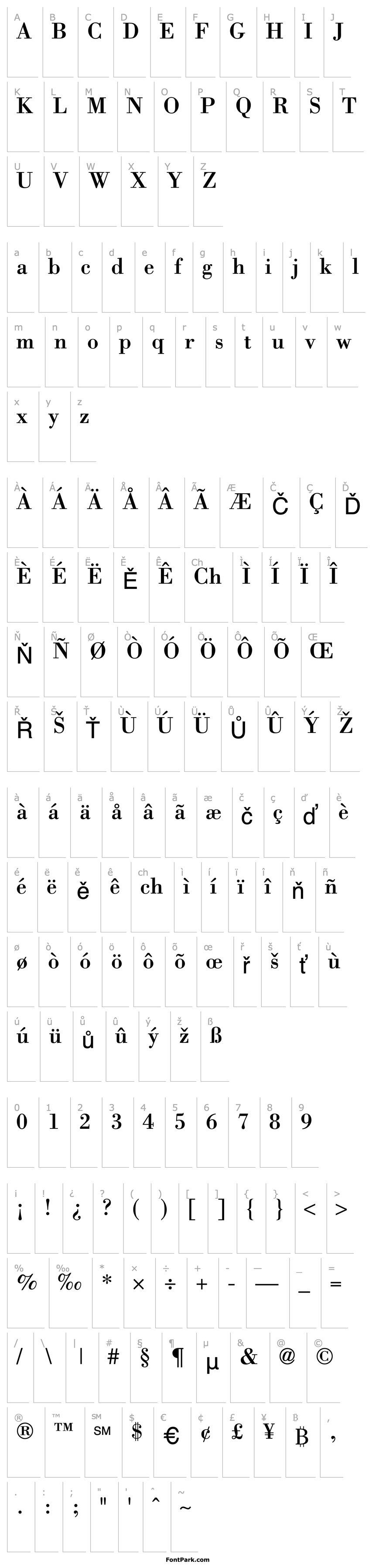 Overview Bodoni SSi