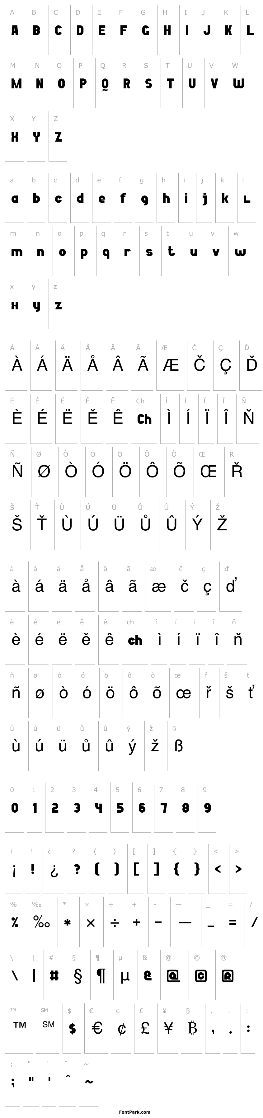 Přehled Bold Game Font 7