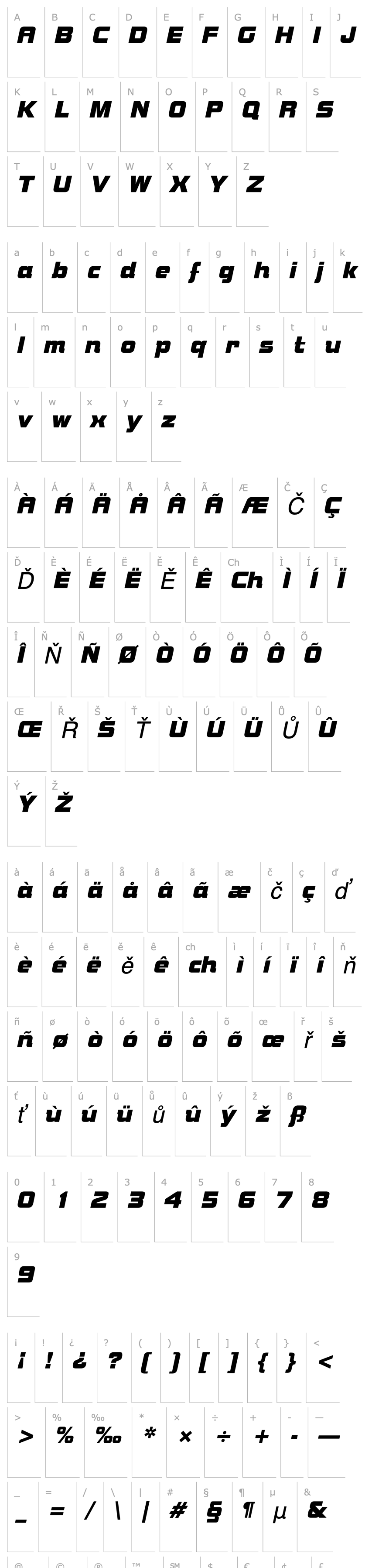 Overview Bolster Italic