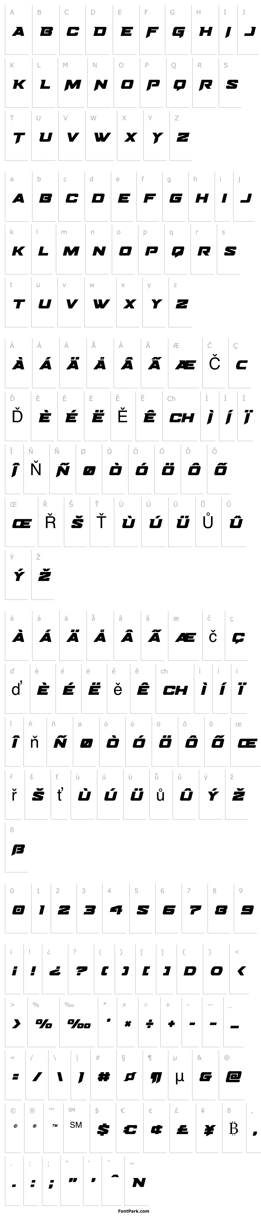 Overview Bomber Escort Italic