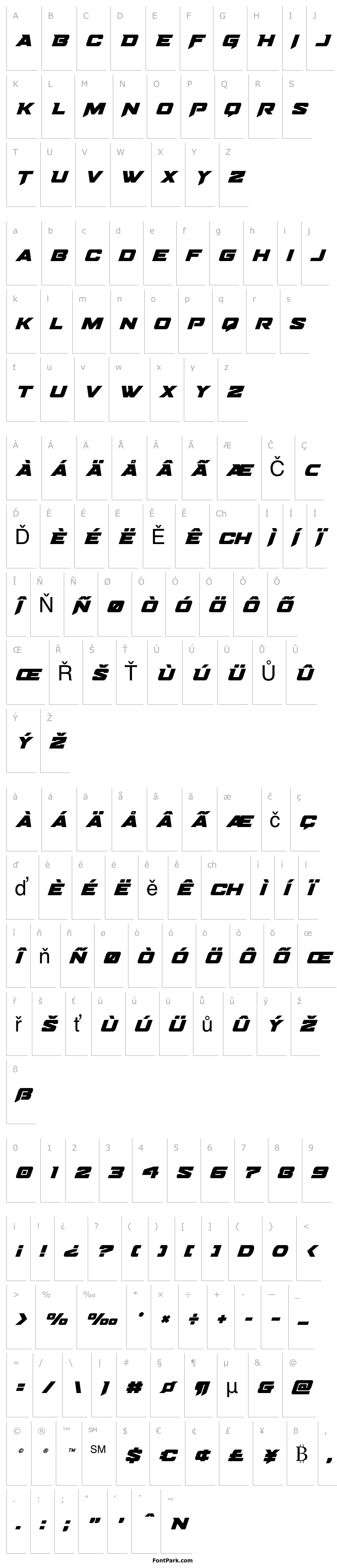 Overview Bomber Escort Super-Italic