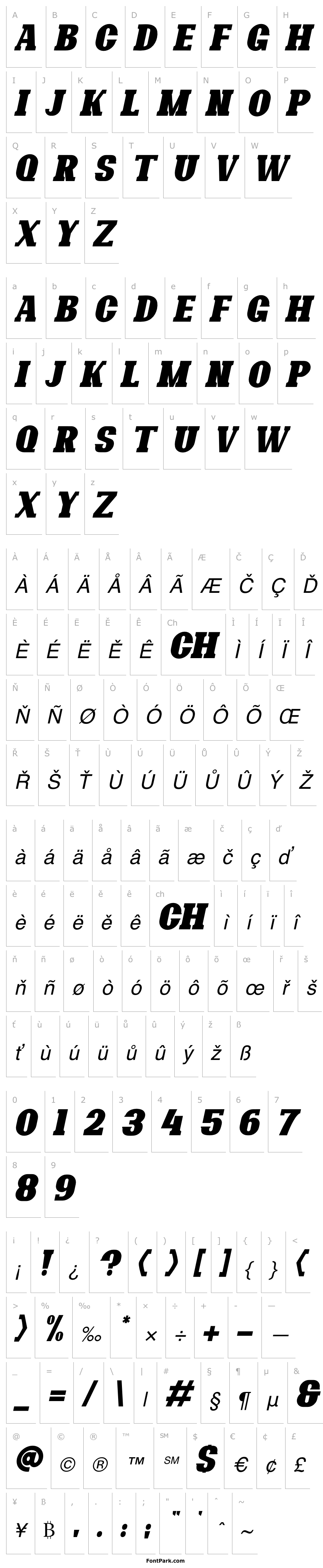 Přehled Bonaro Clean Italic Demo Clean Italic