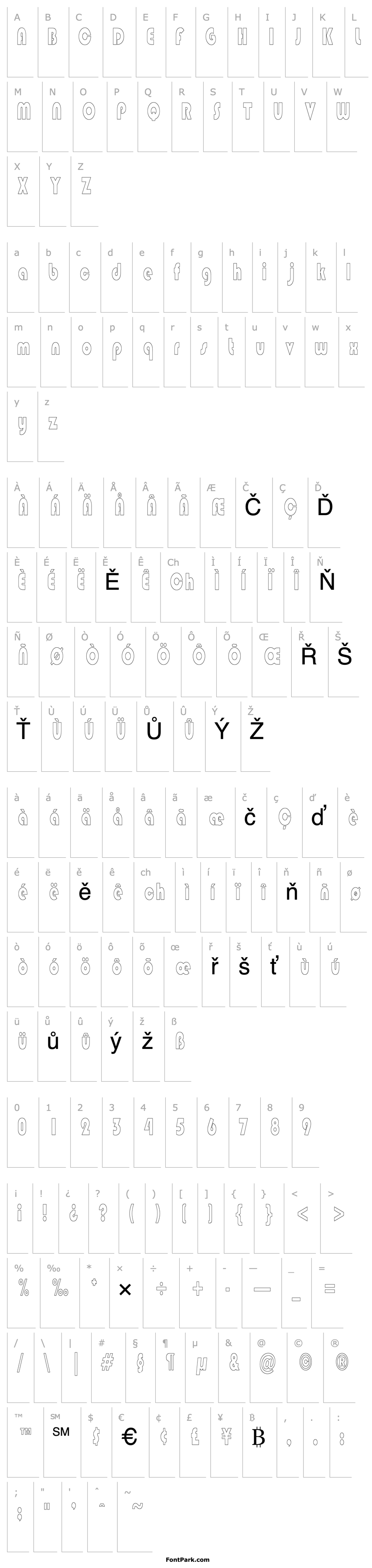 Overview BongoBlackOutlineCondensed