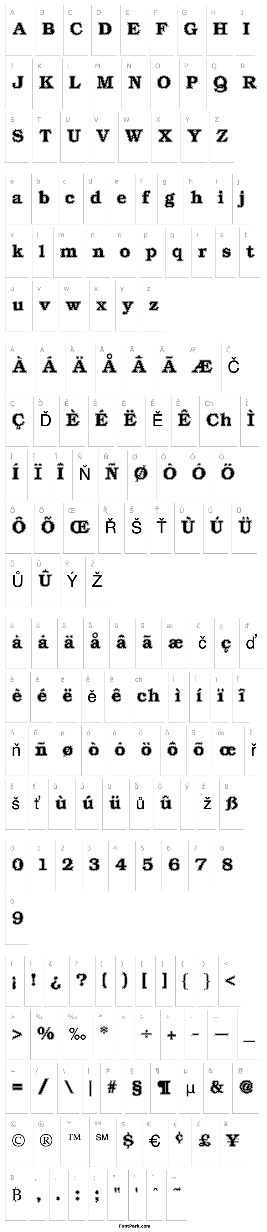 Přehled Bookman Contour Regular