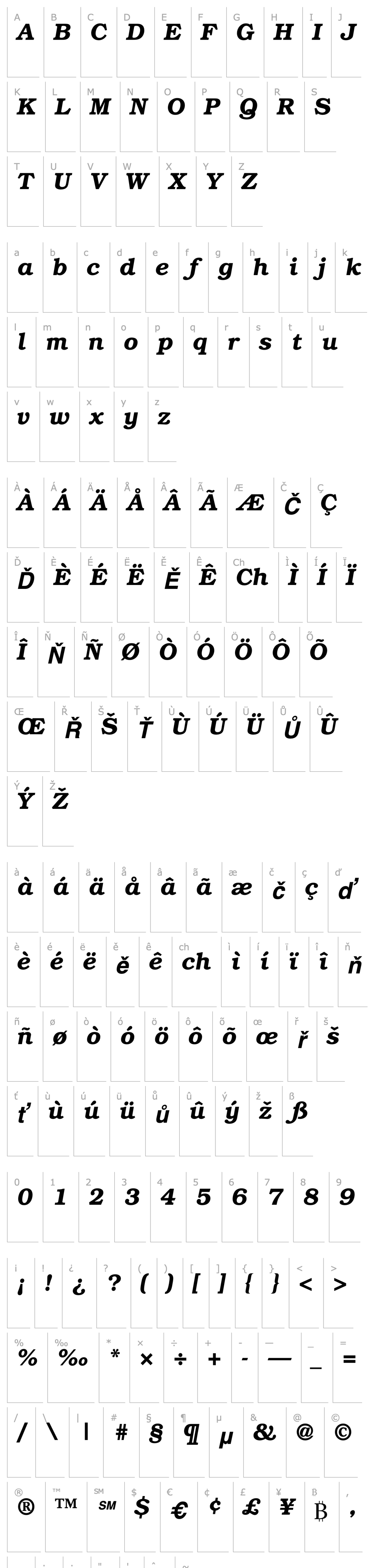 Přehled Bookman SSi Semi Bold Italic