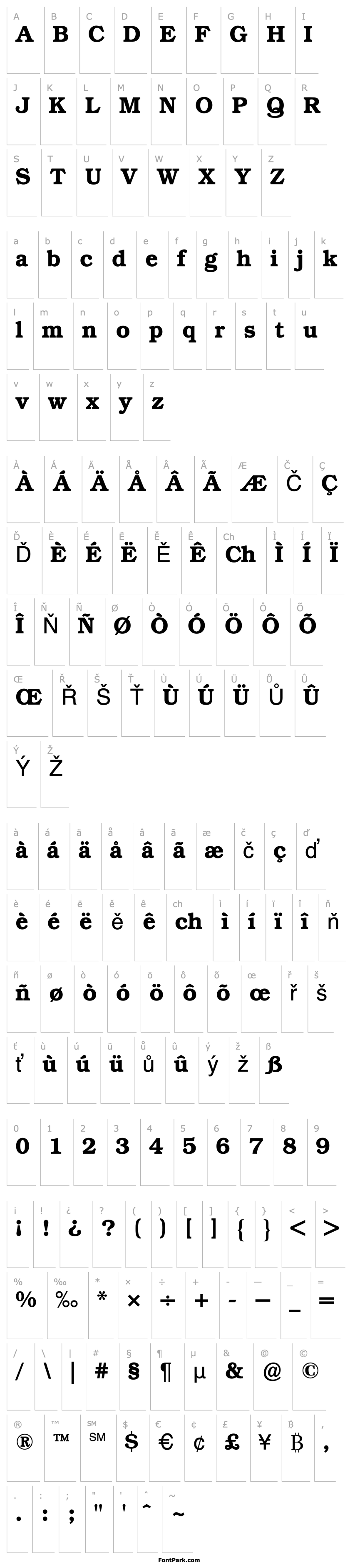 Přehled BookmanBQ-DemiBold