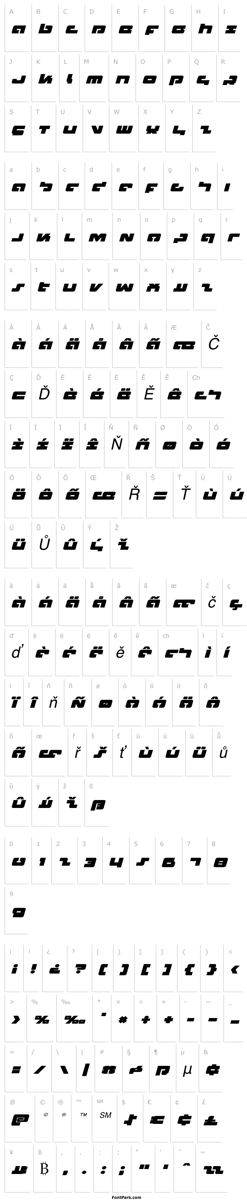 Overview Boomstick Expanded Italic