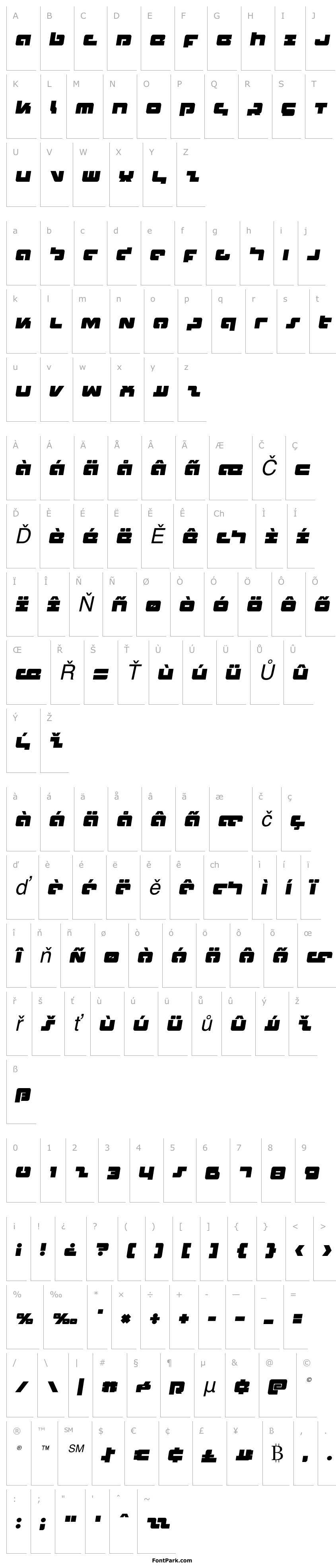 Overview Boomstick Semi-Italic