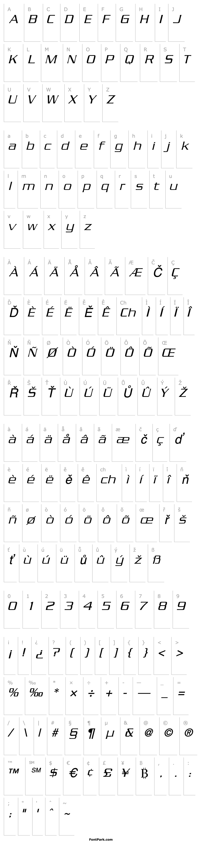 Overview BoostLightSSK Italic