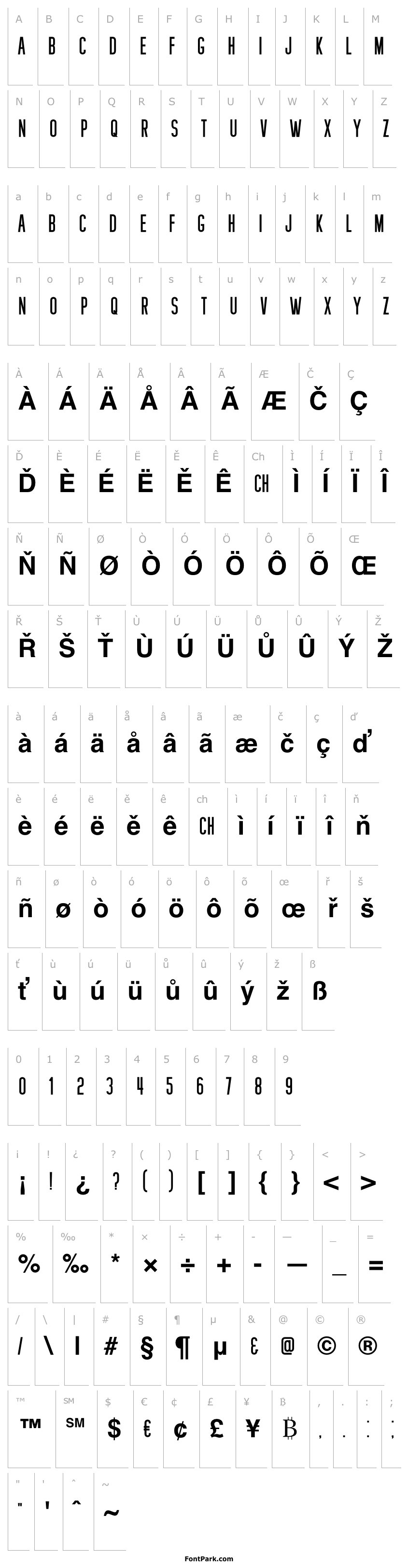 Přehled Boricua Condensed