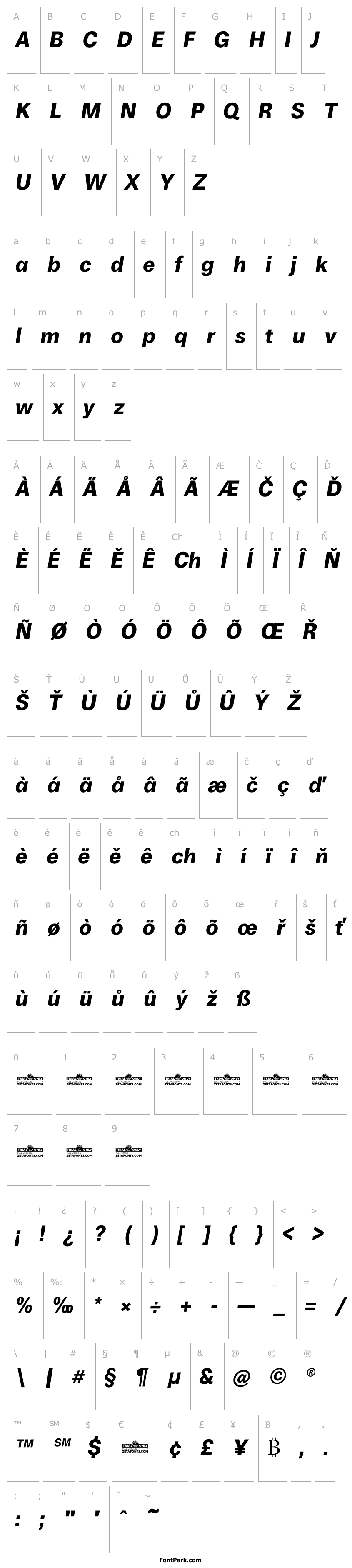 Overview Boring Sans A Trial Bold Italic