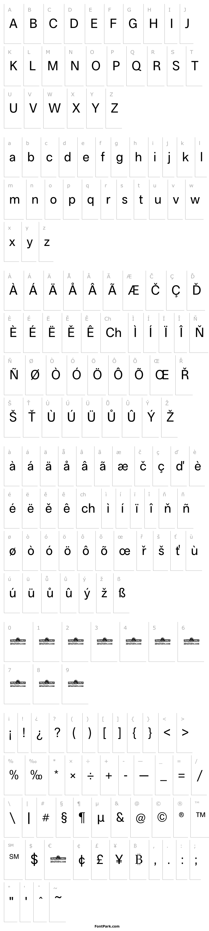 Overview Boring Sans A Trial Regular