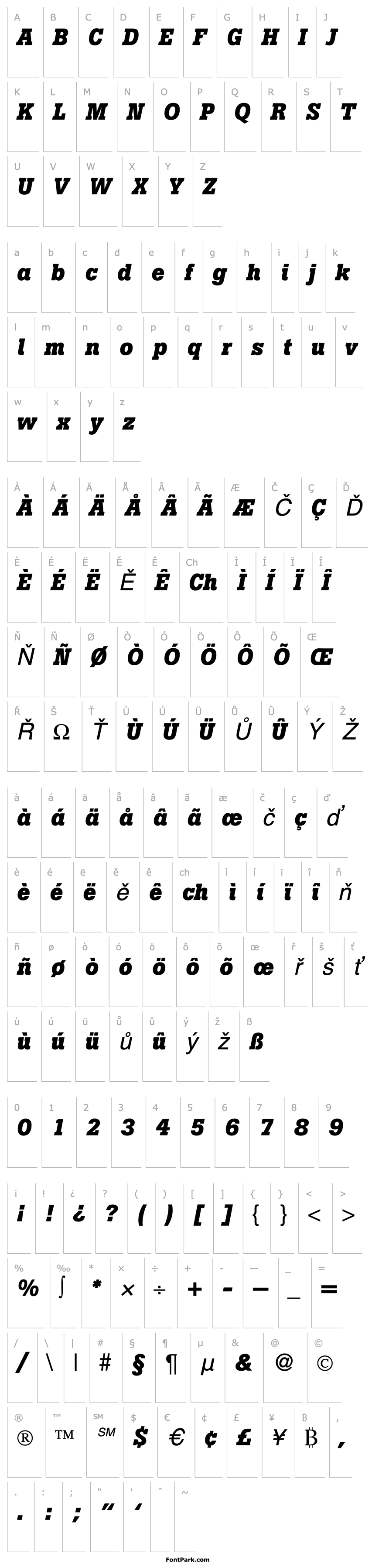 Přehled BottomLine-RegularItalic