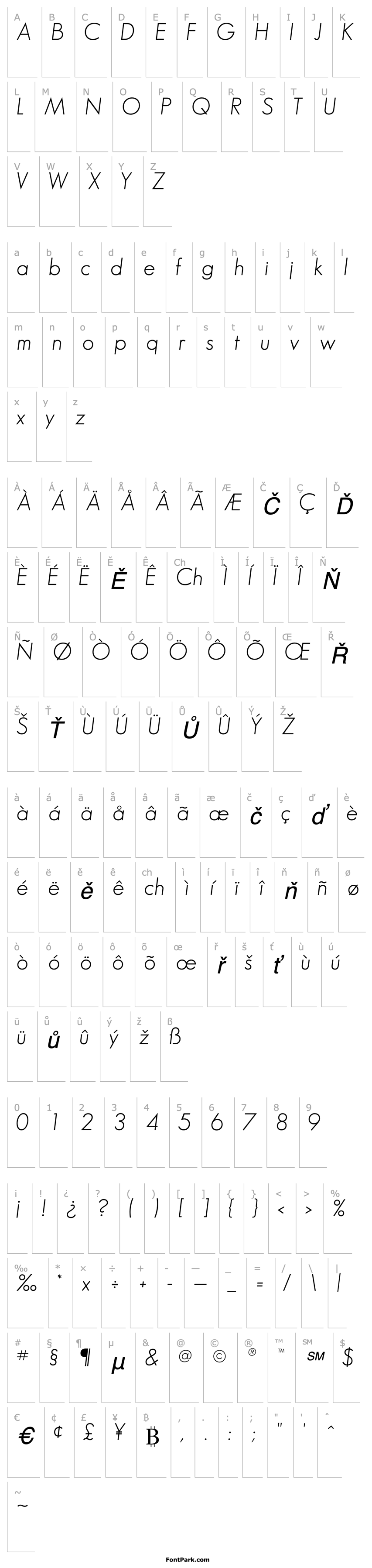 Overview Bougan SSi Italic