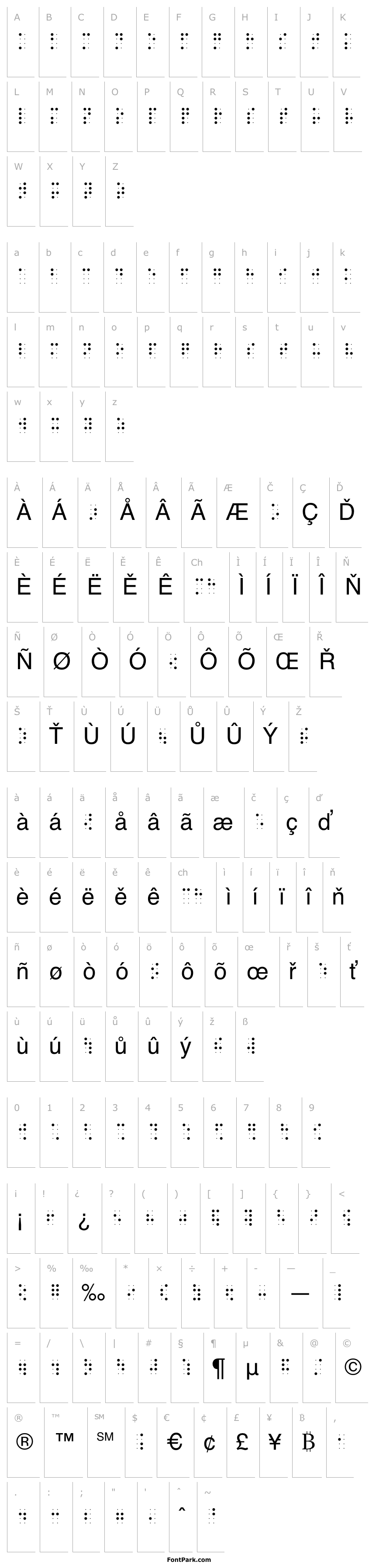 Overview BrailleSlo 8dot