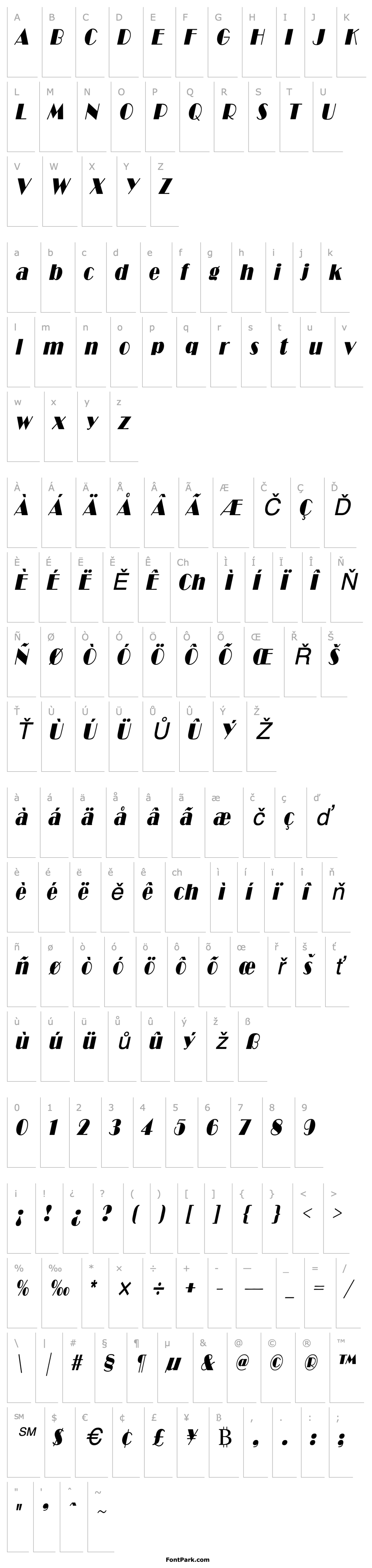 Overview Brando Condensed Italic