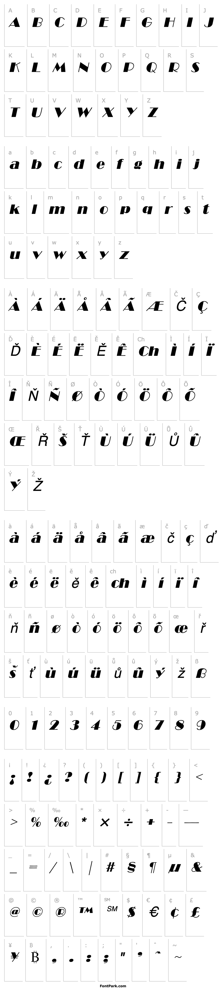 Přehled Brando Italic