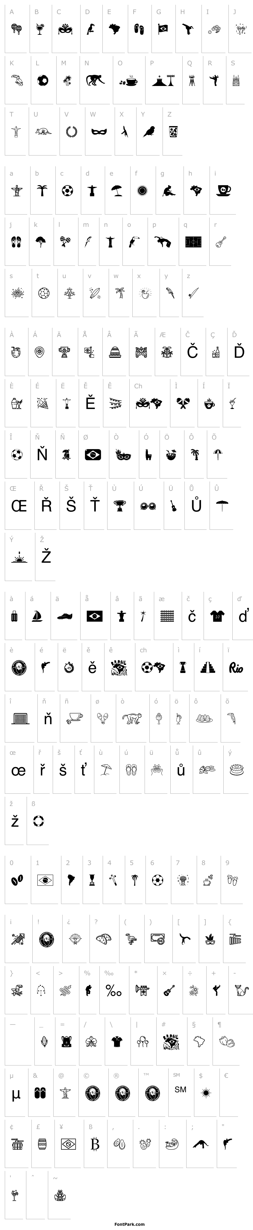 Overview Brasil Icons