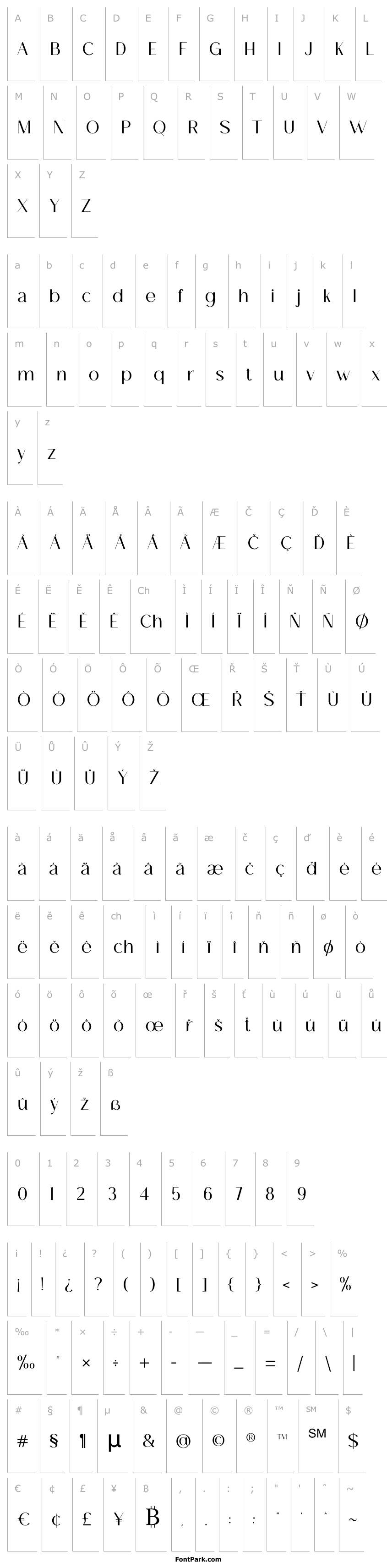 Overview Breadley Sans Regular