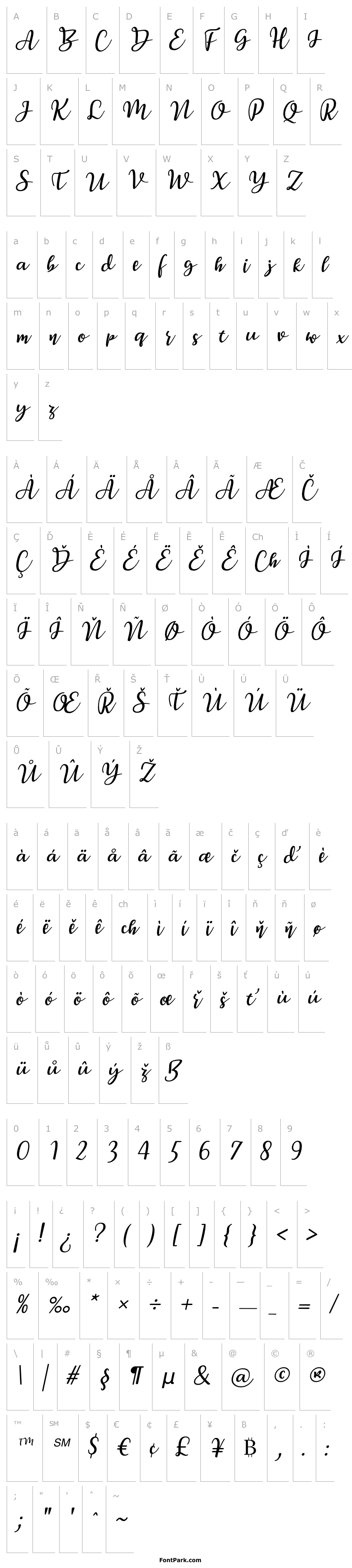 Přehled Breetty Italic