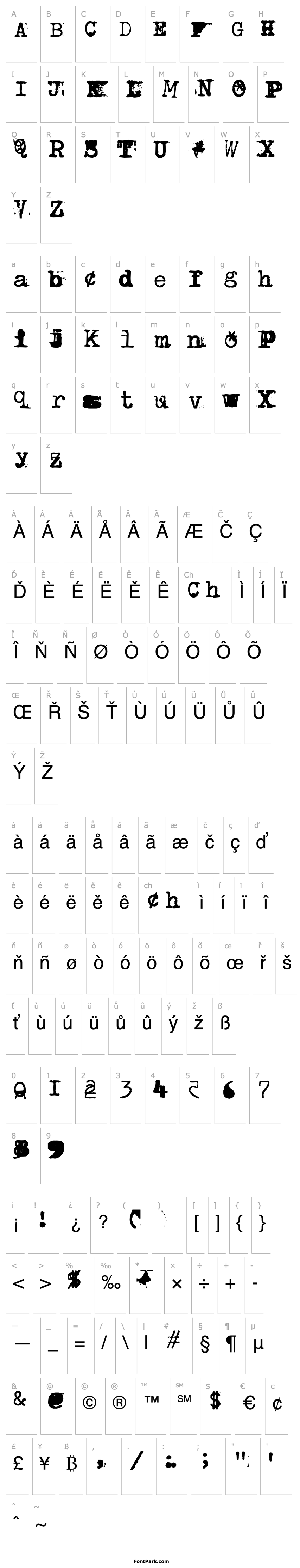 Overview BrentonscrawlType