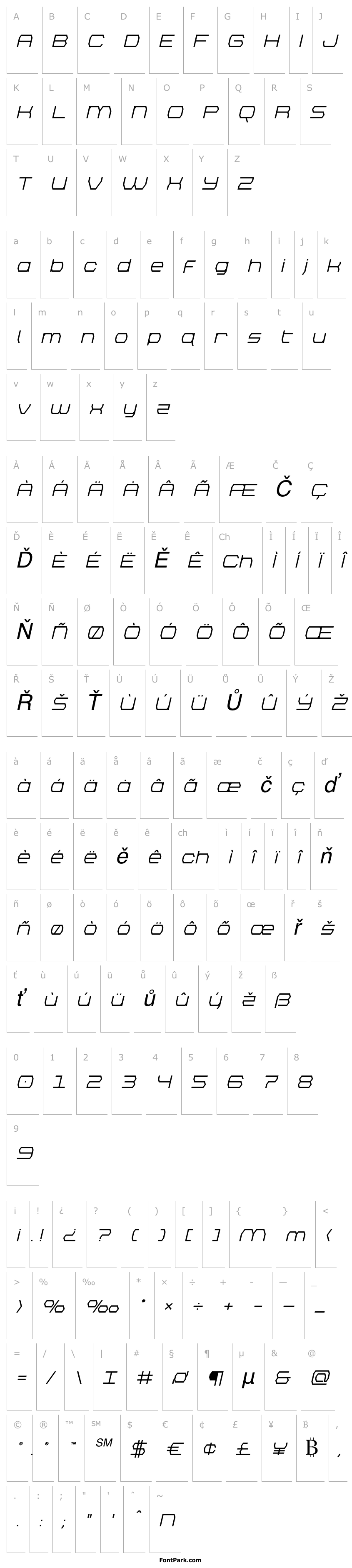 Overview Bretton Semi-Bold Italic