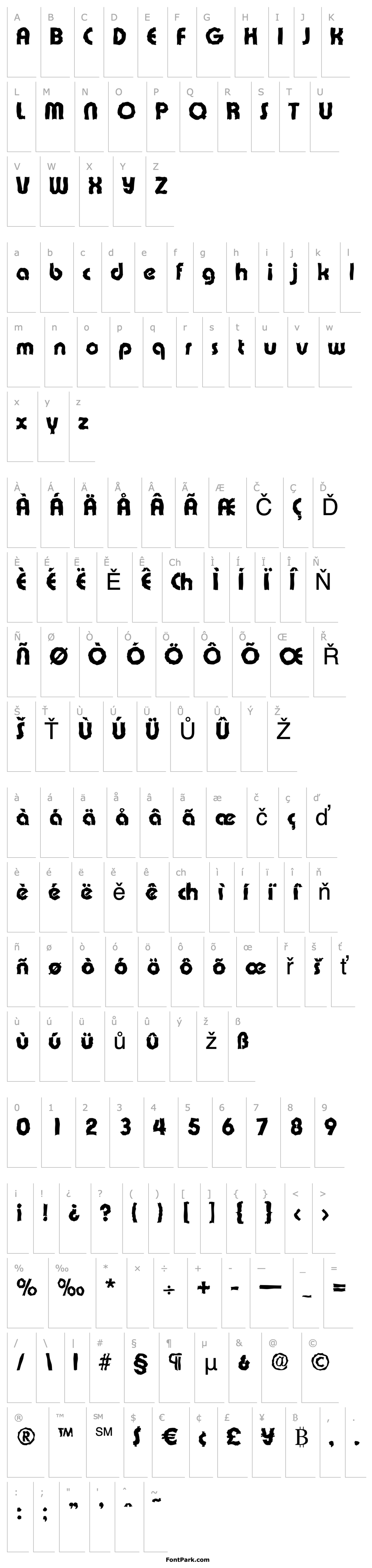 Přehled BrianBeckerRandom-ExtraBold-Regular