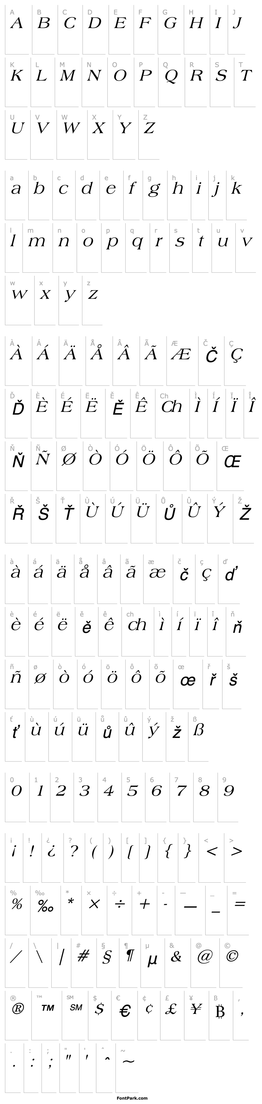 Overview Broadsheet  LDO Italic