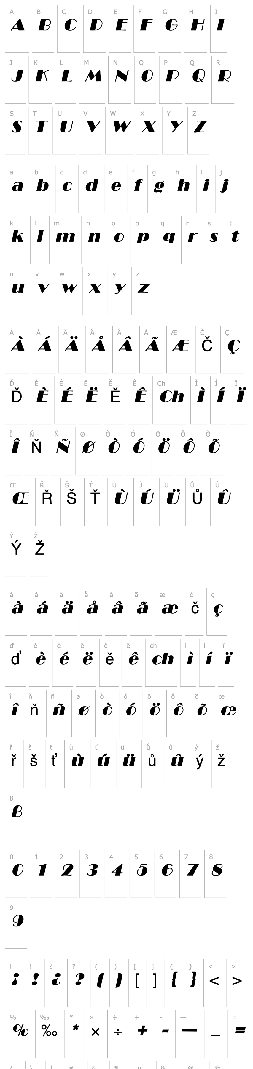 Overview BroadwayItalic