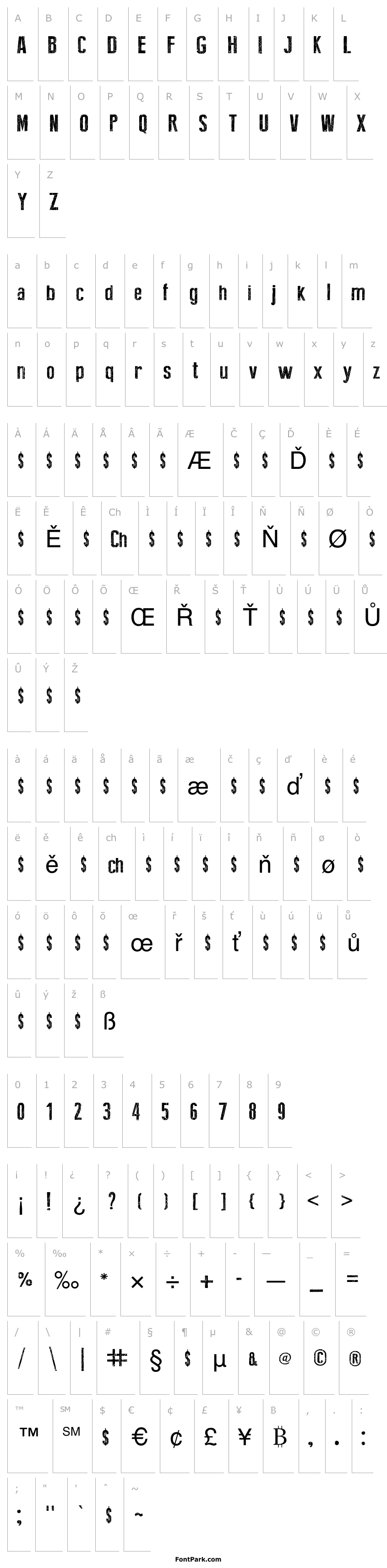 Přehled Broken Type