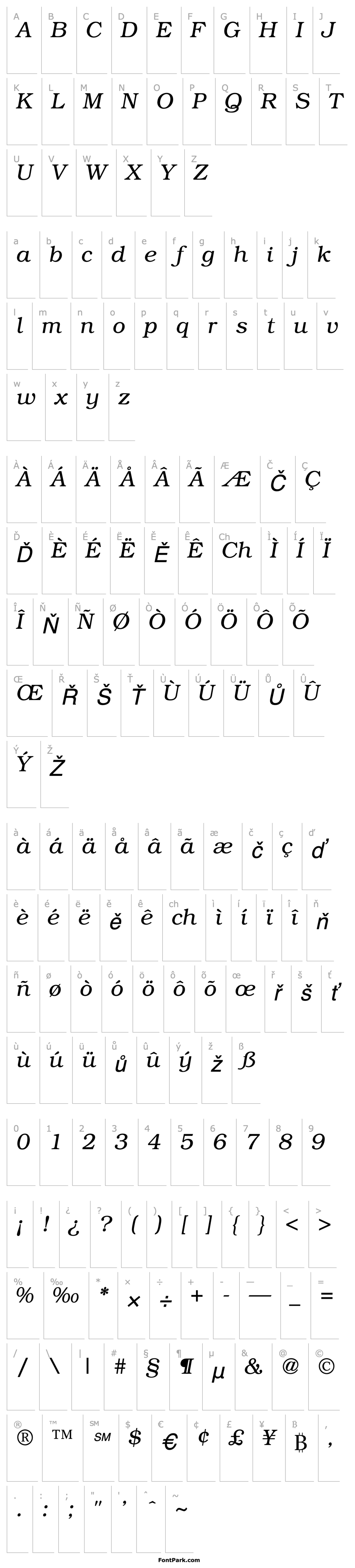 Overview Brooklyn Italic