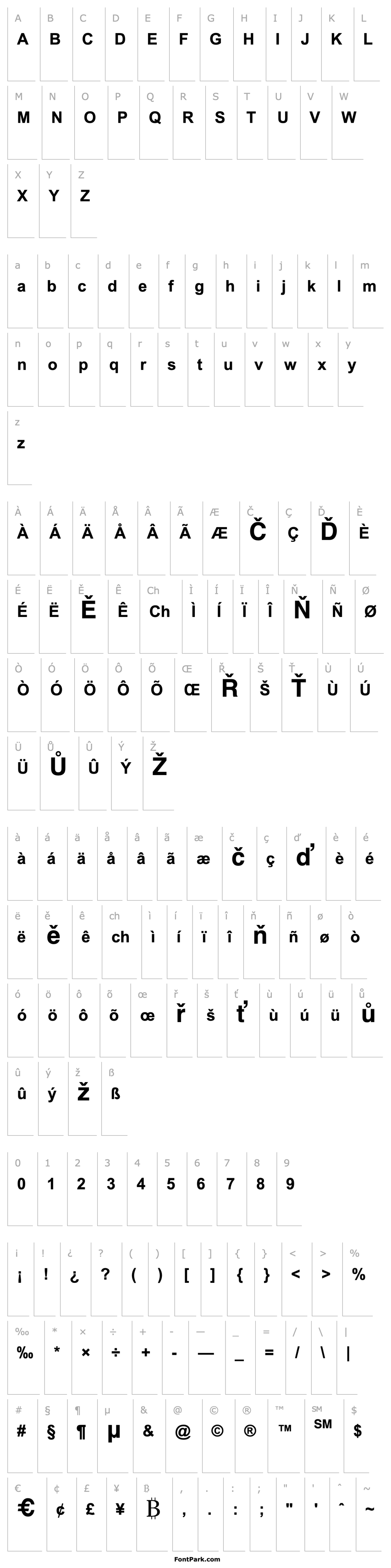 Overview Browallia New Bold