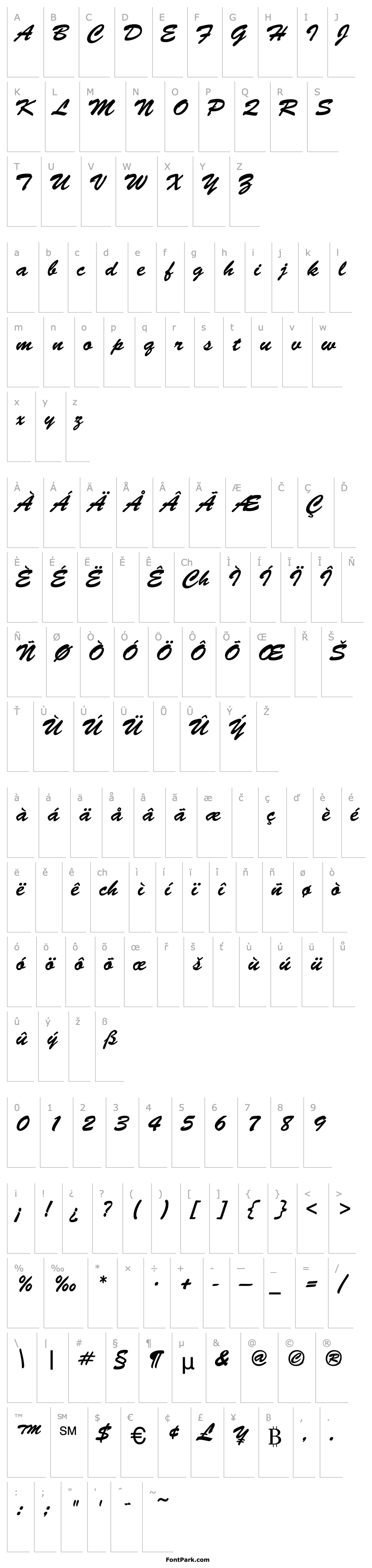 Přehled Brush-Script