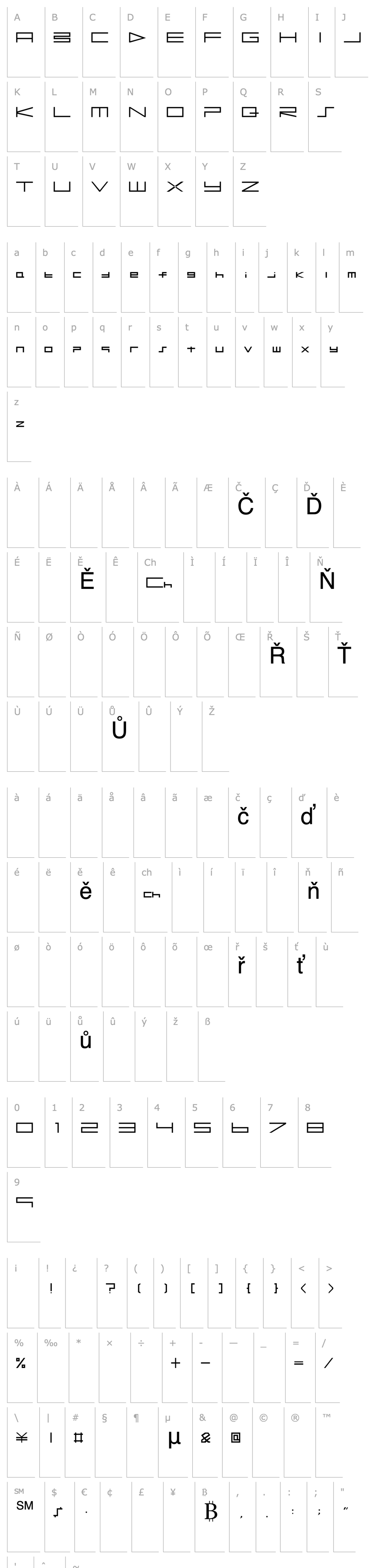 Overview BTSE + PS2 FONT