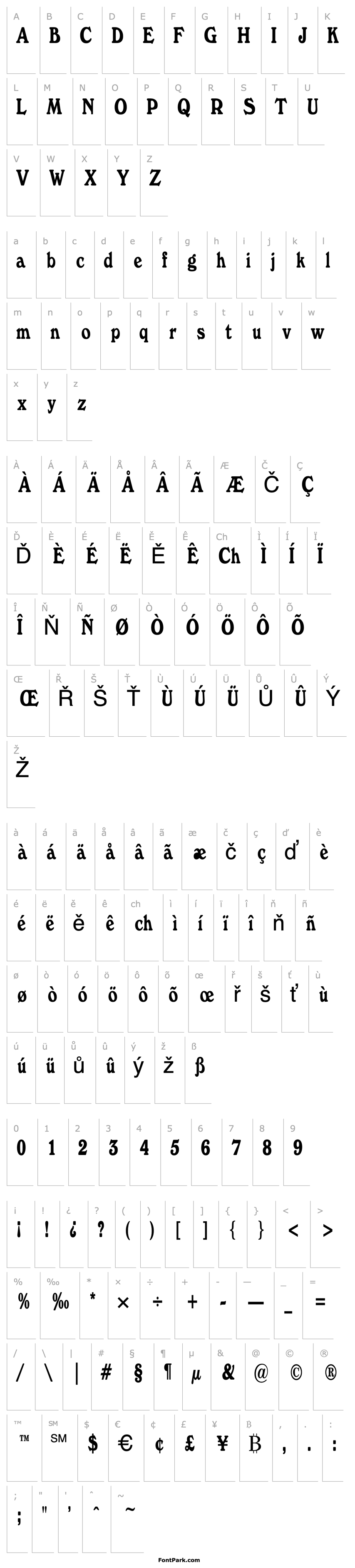 Přehled BuckinghamCondensed