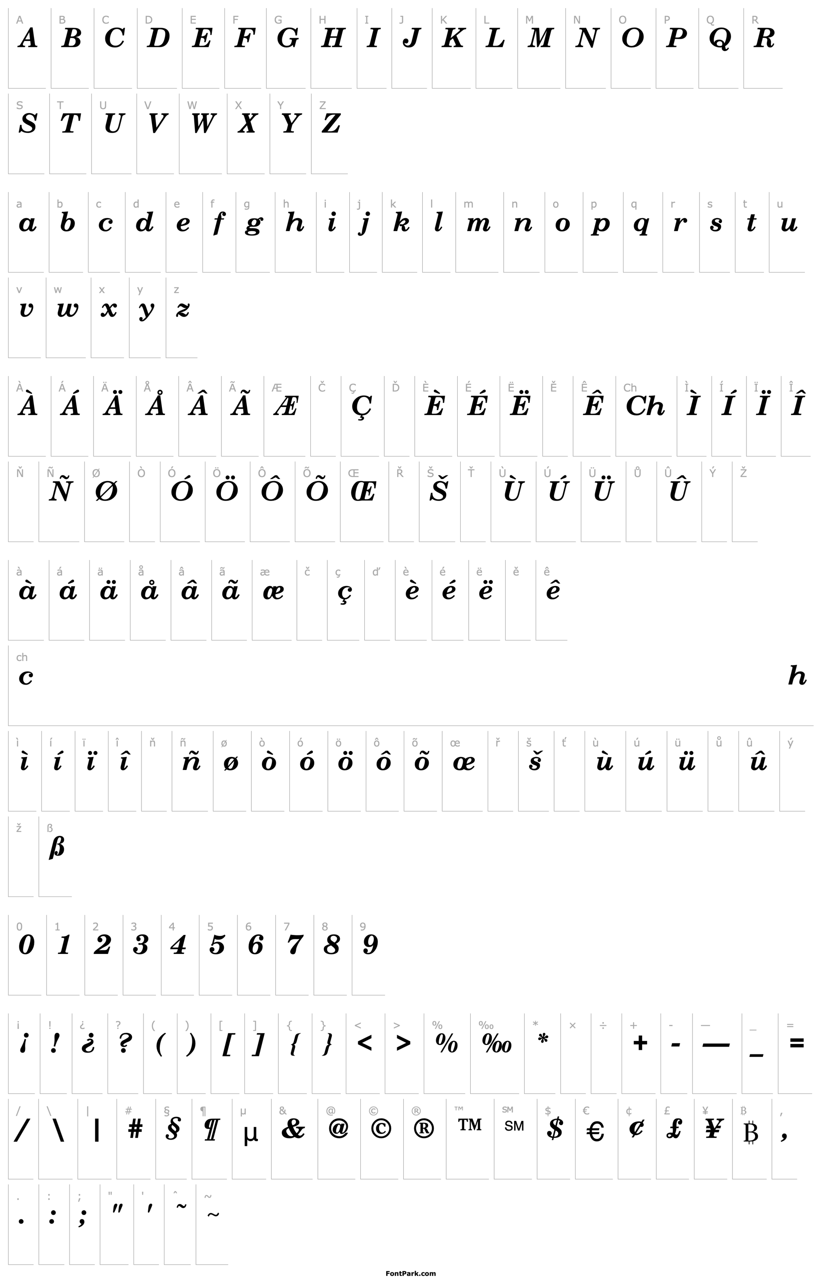 Overview Bucolic Italic