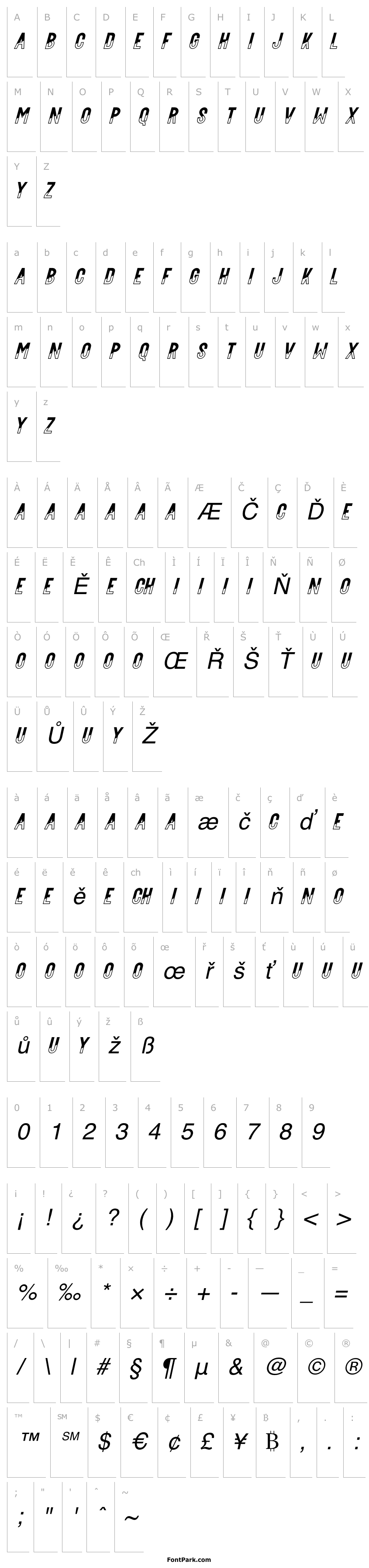 Overview Buffalord Demo Gradient Italic