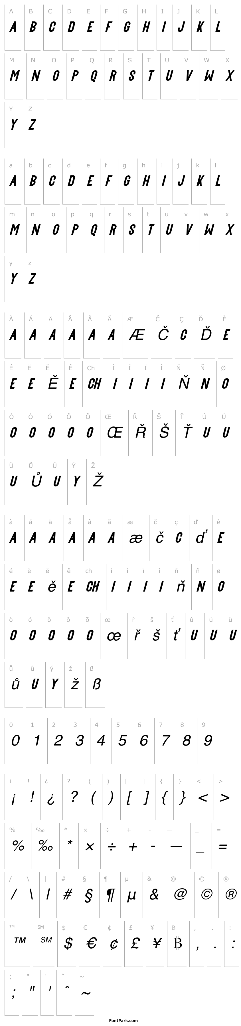 Přehled Buffalord Demo Italic