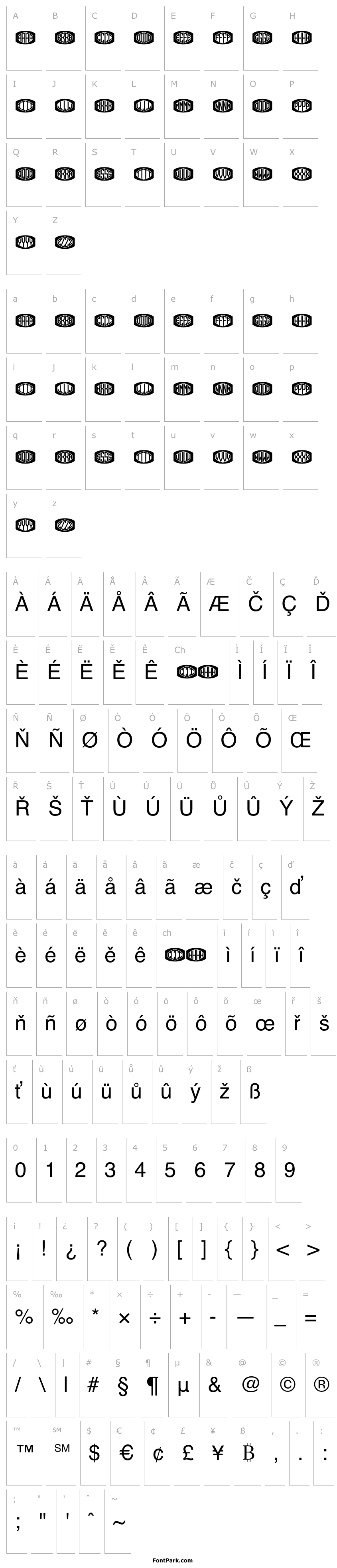 Přehled Bulged Monogram Flat Regular