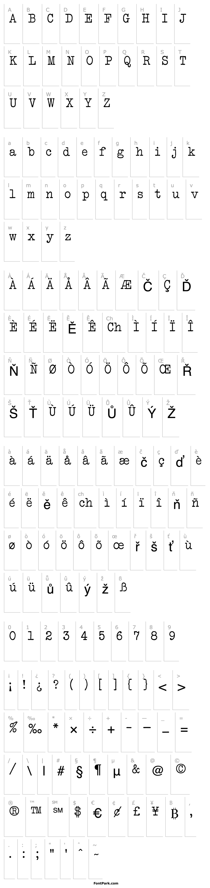 Overview Bulletin Typewriter MN