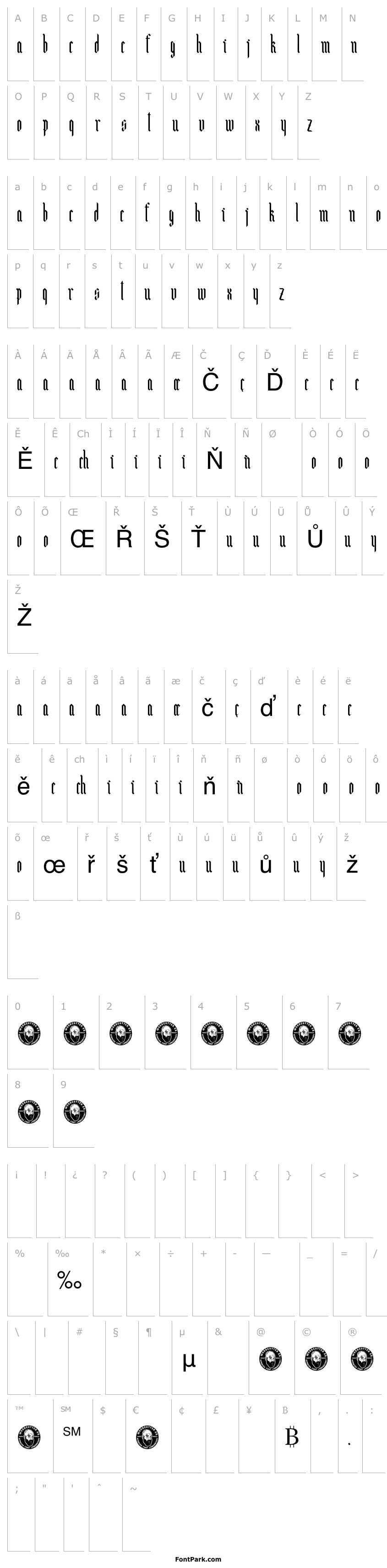 Overview Bunker Lowercase