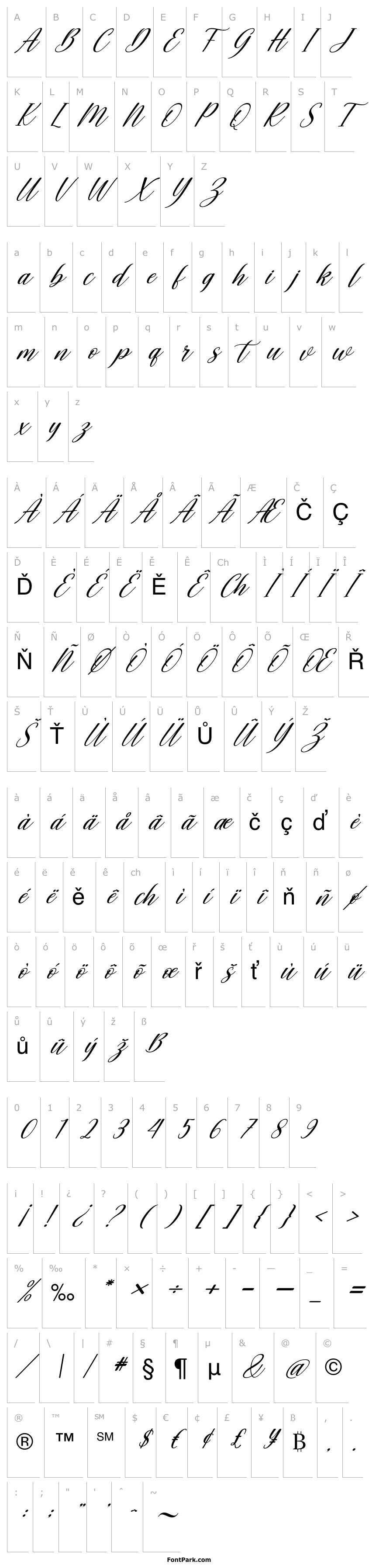 Přehled Bunny Honey Italic