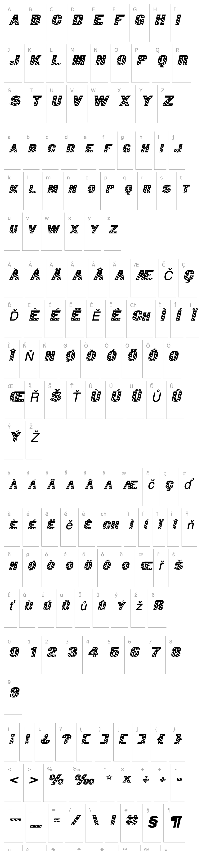 Přehled Bunting 1-Extended Italic