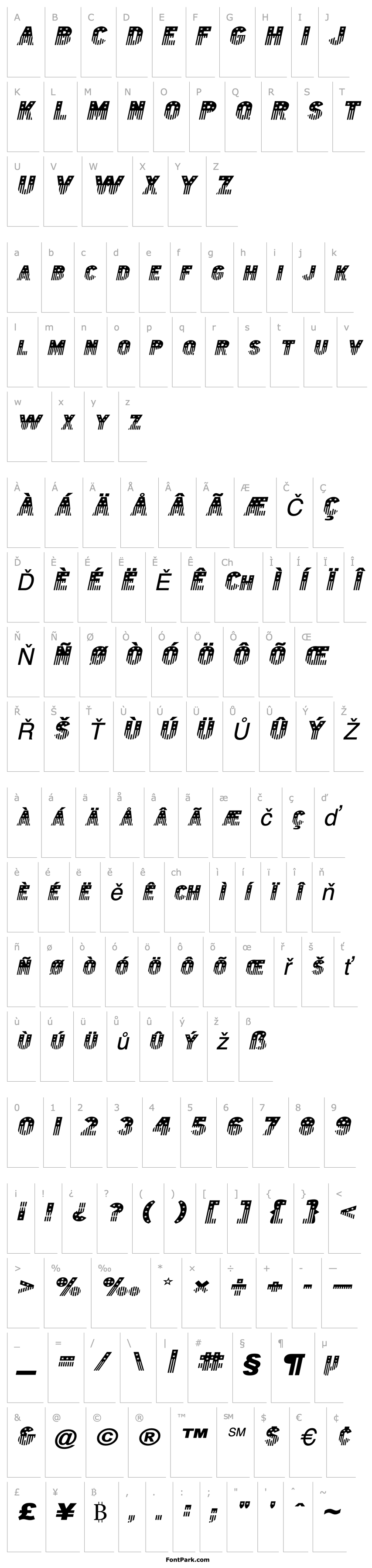 Přehled Bunting 2-Extended Italic