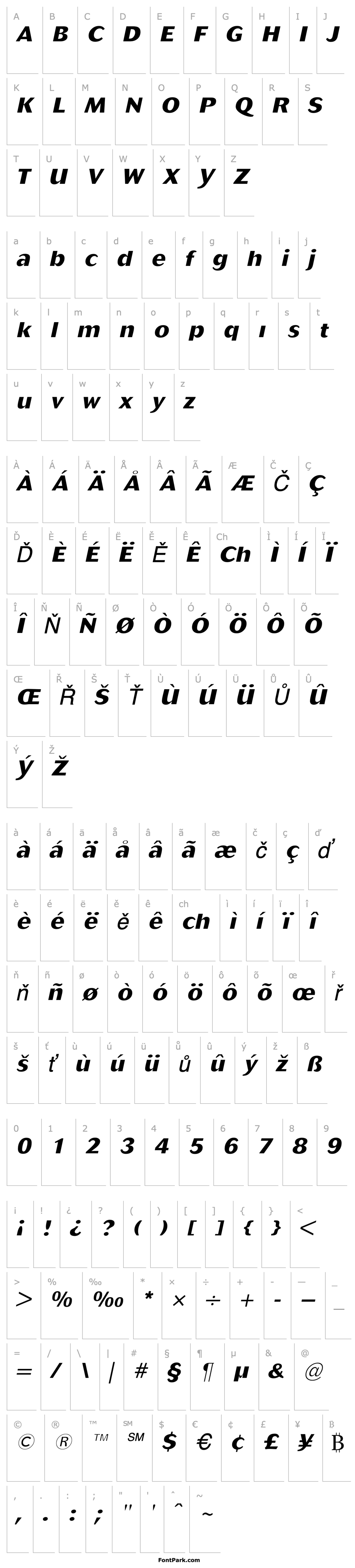 Overview BuscherSSK Italic