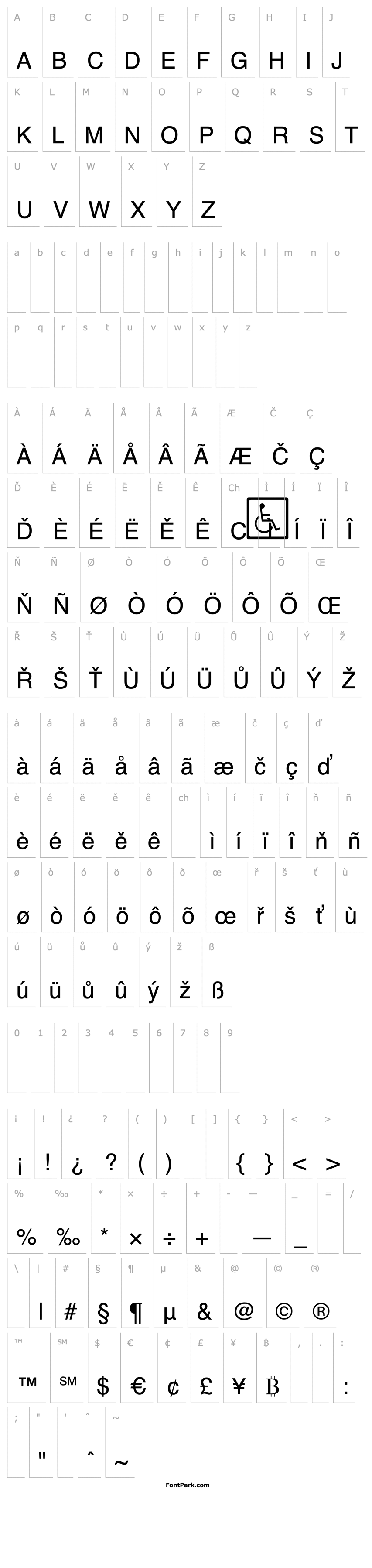 Přehled Business/Industrial Dingbats