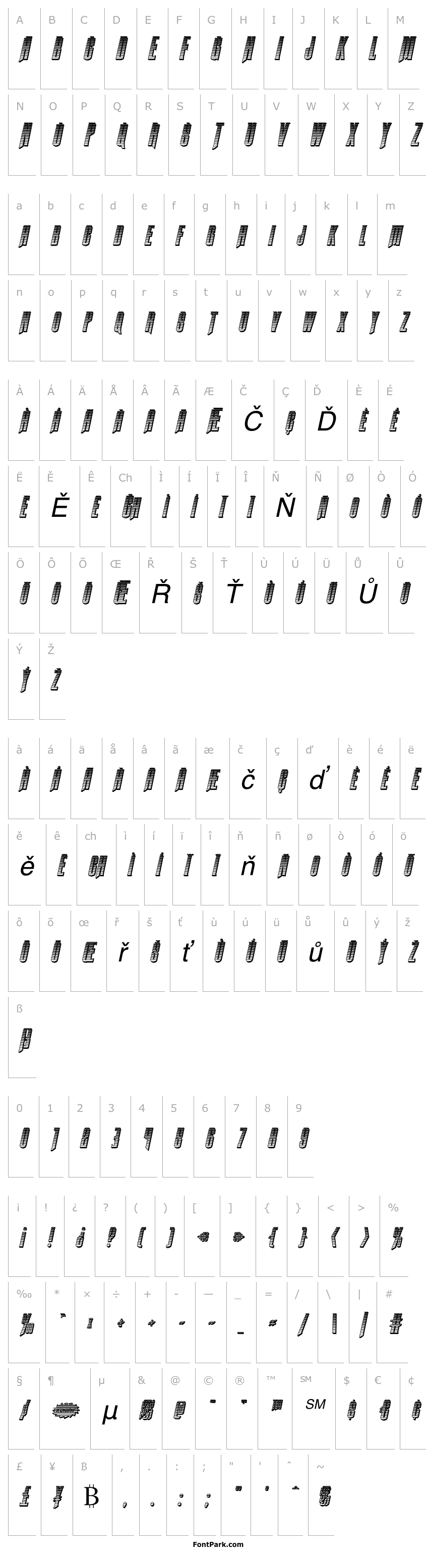 Overview Butch & Sundance Chrome Italic