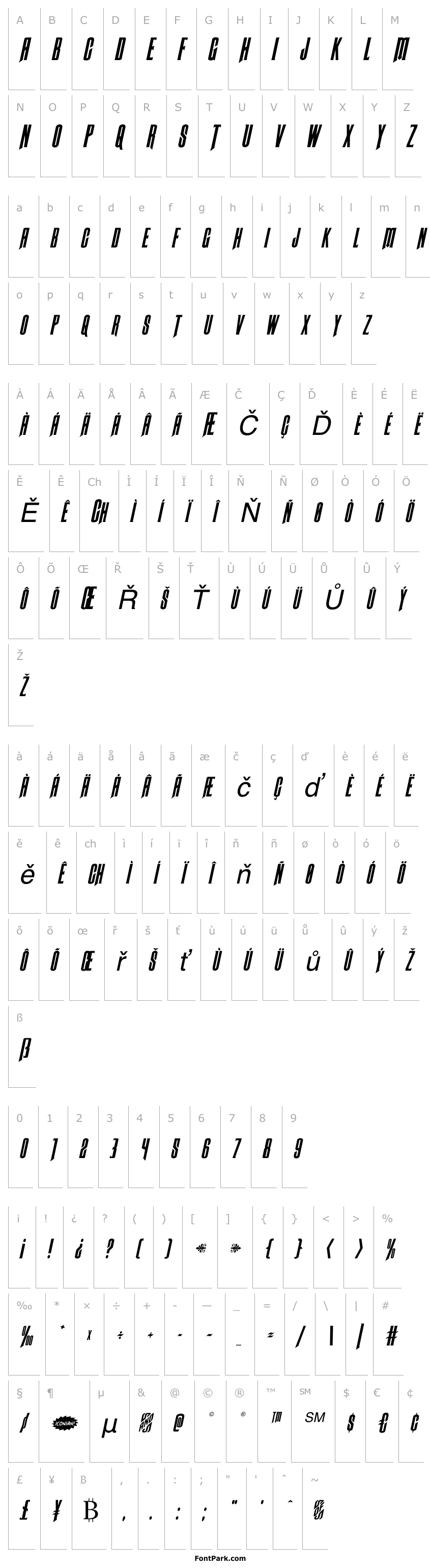 Přehled Butch & Sundance Italic