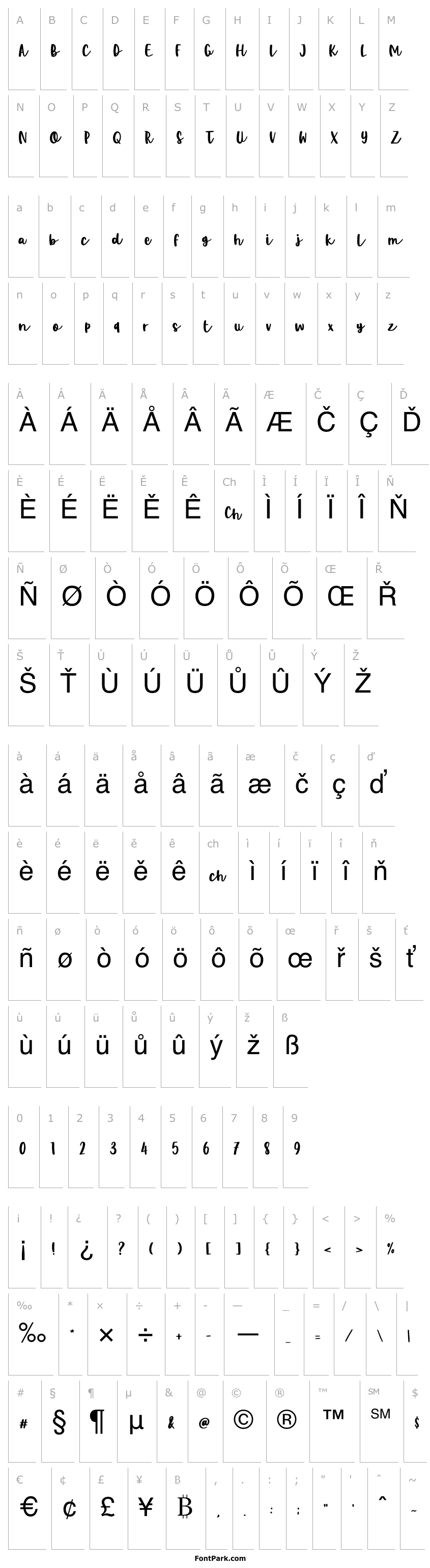 Overview Butter Tropical Script Demo Ver
